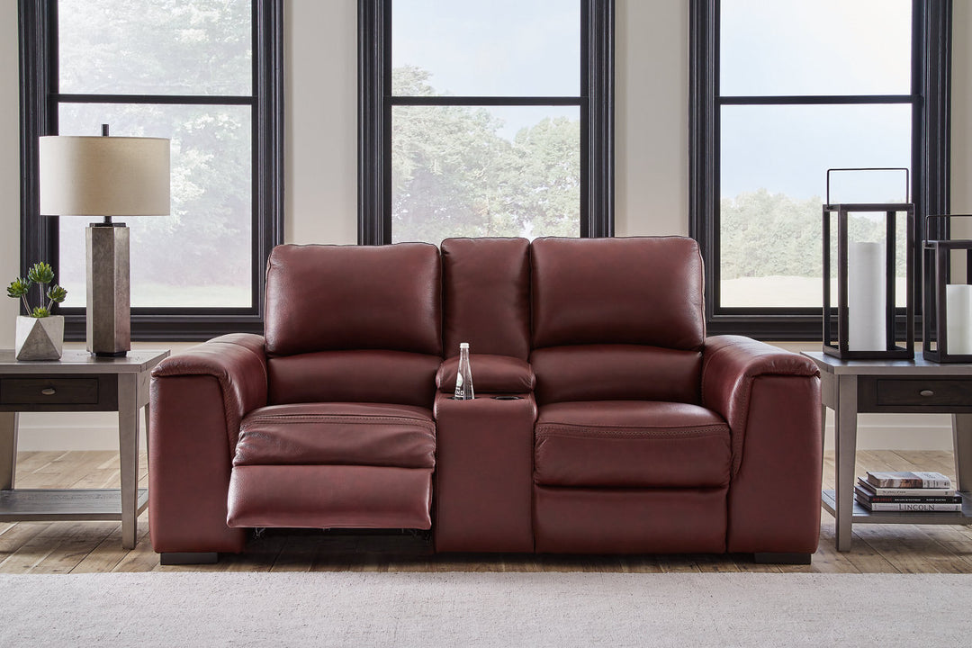 Alessandro Power Reclining Loveseat with Console (U2550118)