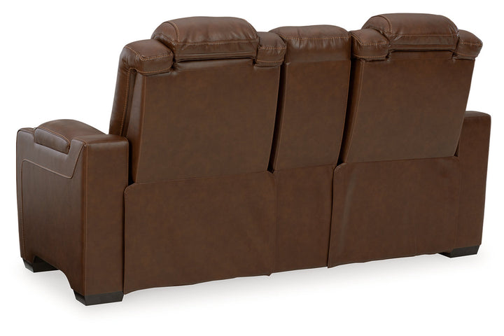 Backtrack Power Reclining Loveseat with Console (U2800418)