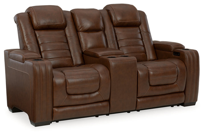 Backtrack Power Reclining Loveseat with Console (U2800418)