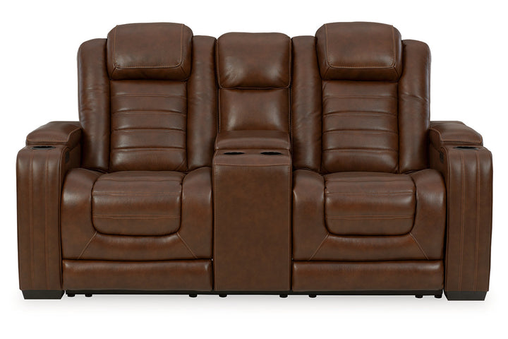 Backtrack Power Reclining Loveseat with Console (U2800418)