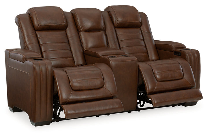 Backtrack Power Reclining Loveseat with Console (U2800418)