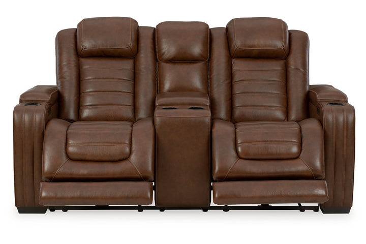 Backtrack Power Reclining Loveseat with Console (U2800418)