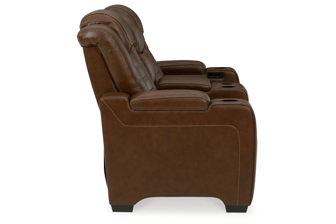 Backtrack Power Reclining Loveseat with Console (U2800418)