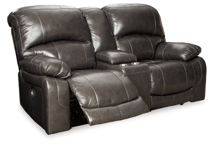 Hallstrung Power Reclining Loveseat with Console (U5240318)