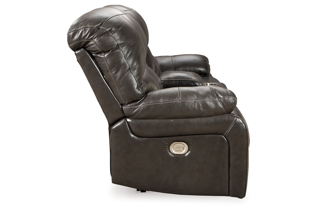 Hallstrung Power Reclining Loveseat with Console (U5240318)