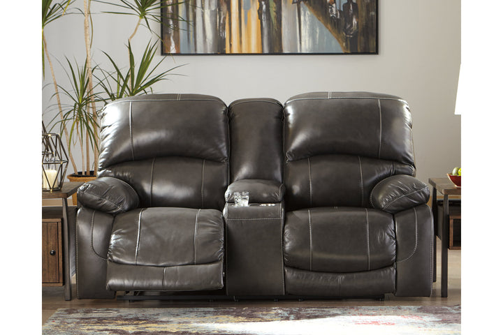 Hallstrung Power Reclining Loveseat with Console (U5240318)