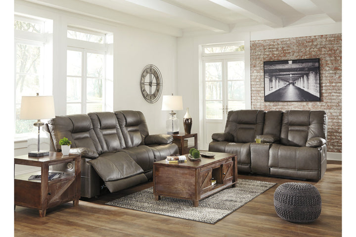 Wurstrow Power Reclining Sofa and Loveseat (U54602U1)