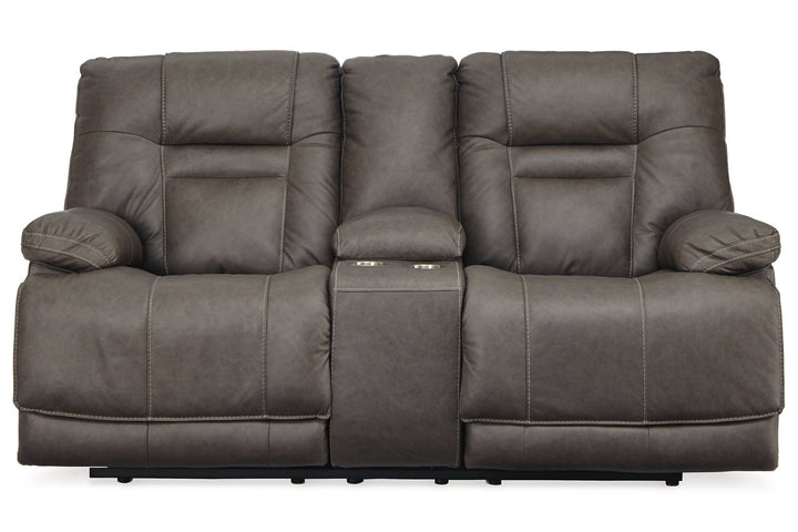 Wurstrow Power Reclining Sofa and Loveseat (U54602U1)