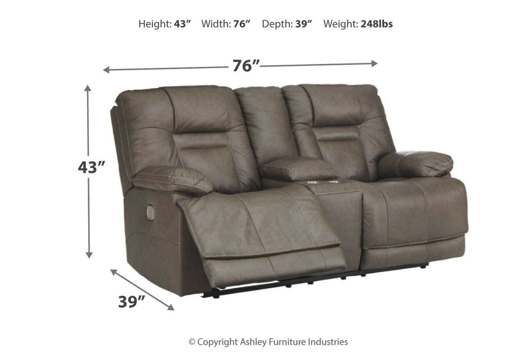 Wurstrow Power Reclining Sofa and Loveseat (U54602U1)