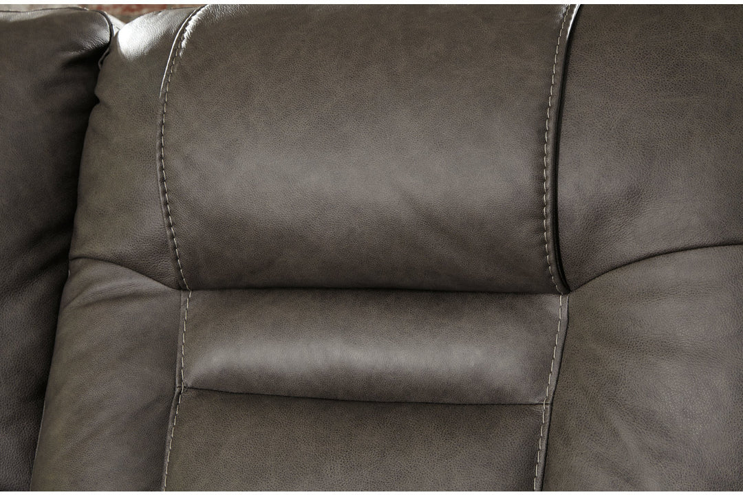 Wurstrow Power Reclining Loveseat with Console (U5460218)