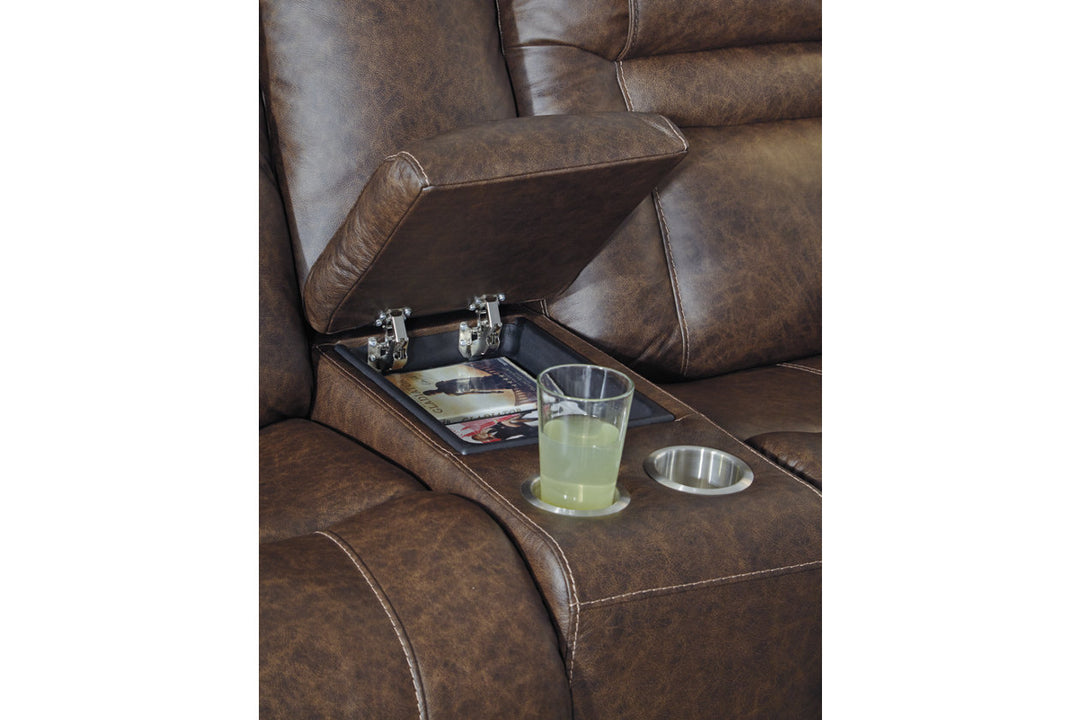 Wurstrow Power Reclining Loveseat (U5460318)