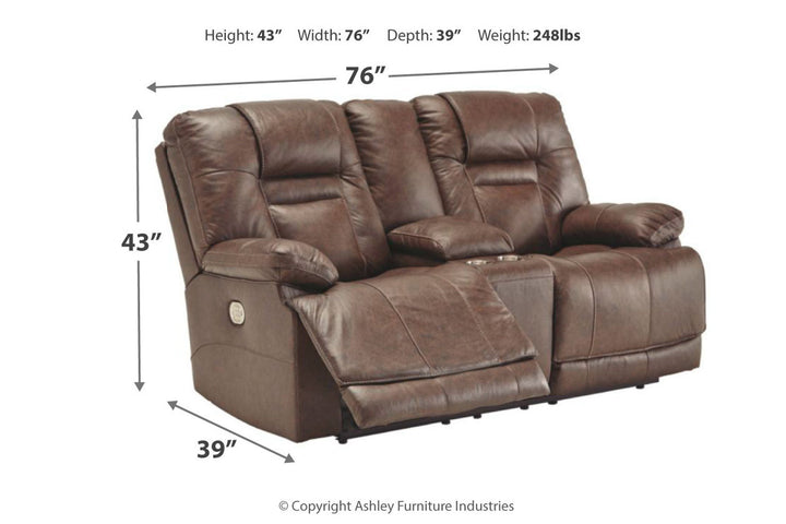 Wurstrow Power Reclining Sofa and Loveseat (U54603U1)