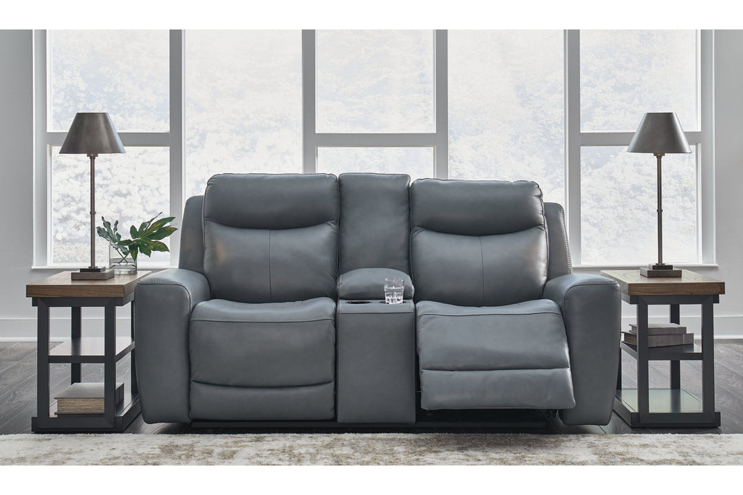 Mindanao Power Reclining Loveseat with Console (U5950418)