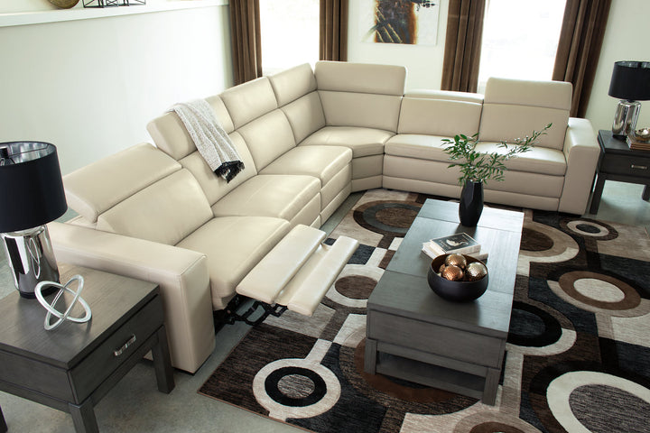 Texline 6-Piece Power Reclining Sectional (U59604S3)