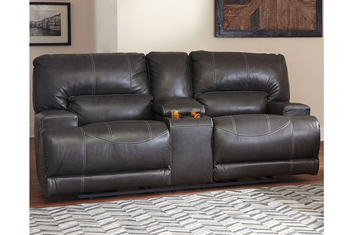 McCaskill Power Reclining Loveseat with Console (U6090096)