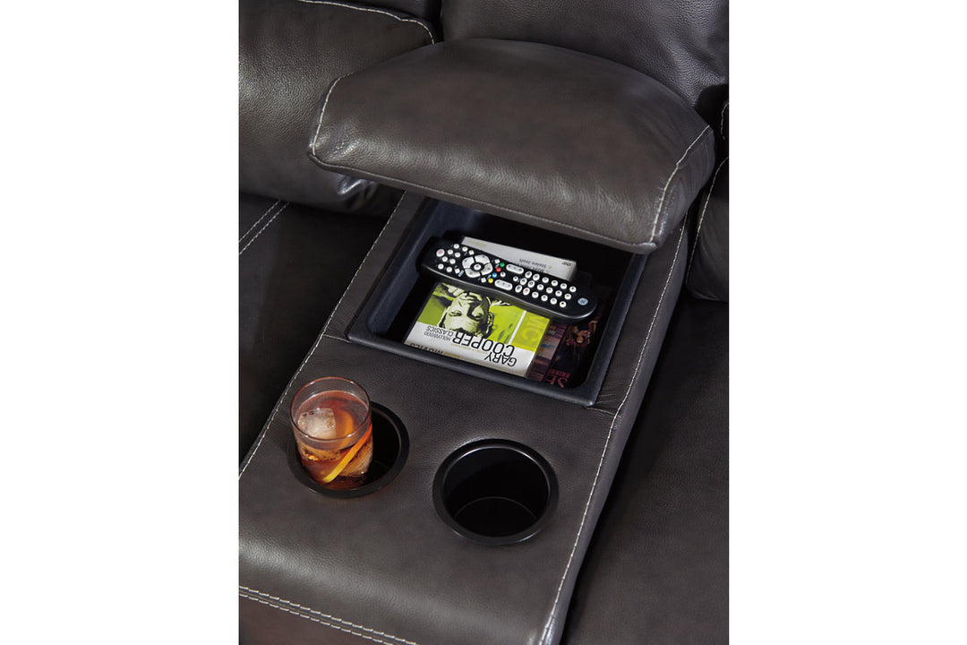 McCaskill Power Reclining Loveseat with Console (U6090096)