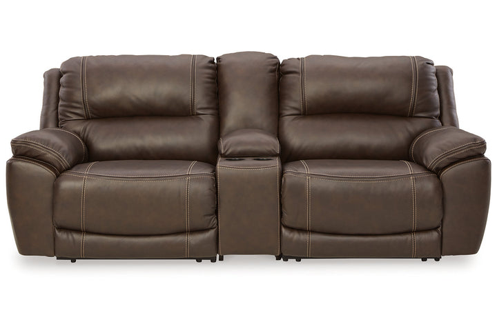 Dunleith 3-Piece Power Reclining Loveseat with Console (U71604S4)