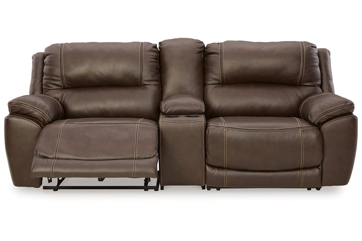 Dunleith 3-Piece Power Reclining Loveseat with Console (U71604S4)