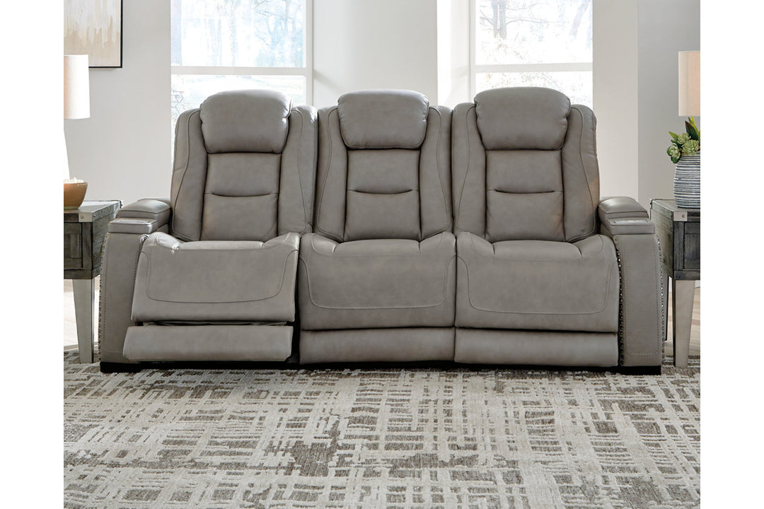 The Man-Den Power Reclining Sofa and Loveseat (U85305U1)