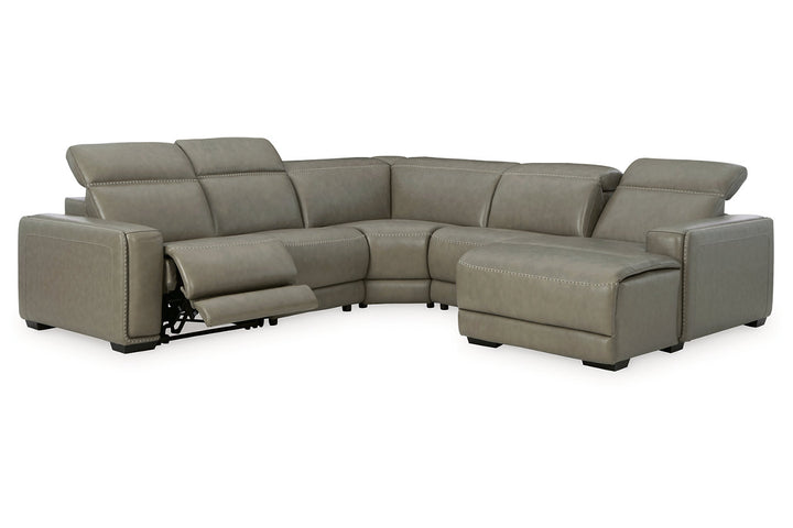 Correze 5-Piece Power Reclining Sectional with Chaise (U94202S8)