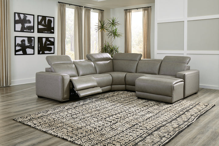 Correze 5-Piece Power Reclining Sectional with Chaise (U94202S8)