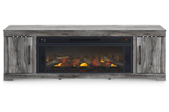 Baystorm 73" TV Stand with Electric Fireplace (W221W1)