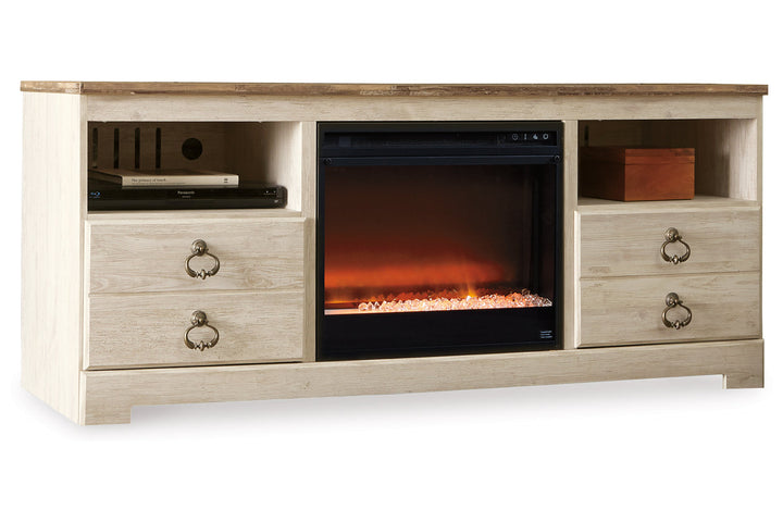 Willowton 64" TV Stand with Electric Fireplace (W267W10)