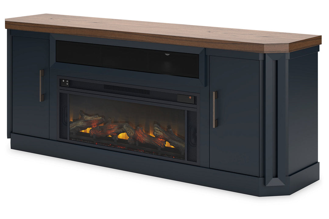 Landocken 83" TV Stand with Electric Fireplace (W402W1)