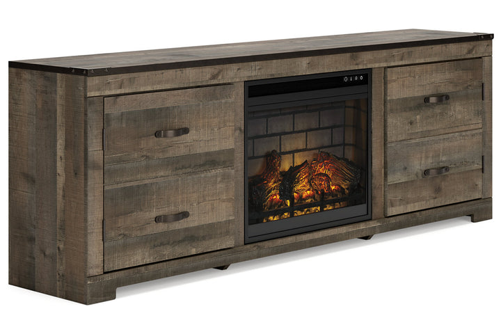 Trinell 72" TV Stand with Electric Fireplace (W446W16)