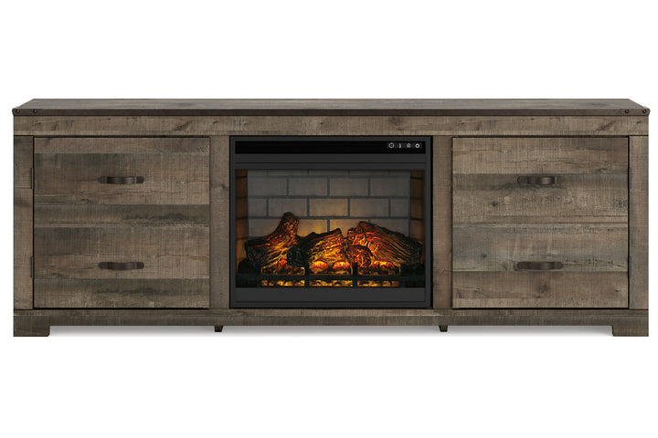 Trinell 72" TV Stand with Electric Fireplace (W446W16)