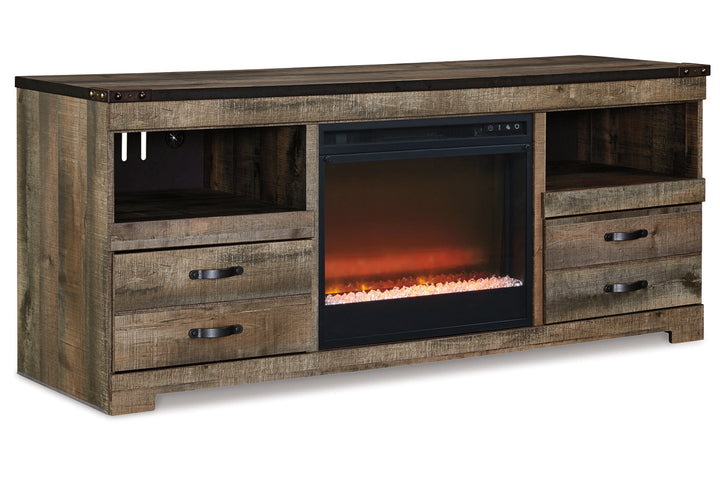 Trinell 63" TV Stand with Electric Fireplace (W446W5)