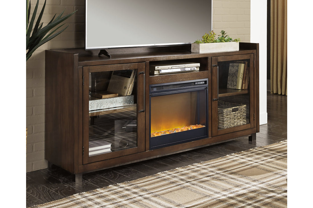 Starmore 70" TV Stand with Electric Fireplace (W633W4)