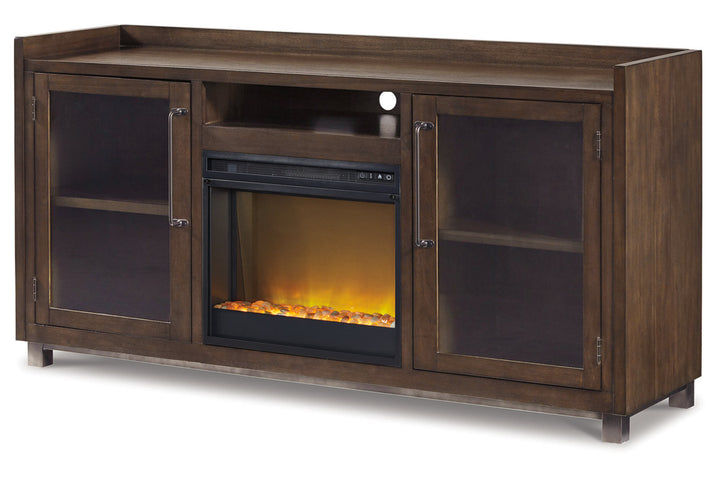 Starmore 70" TV Stand with Electric Fireplace (W633W4)