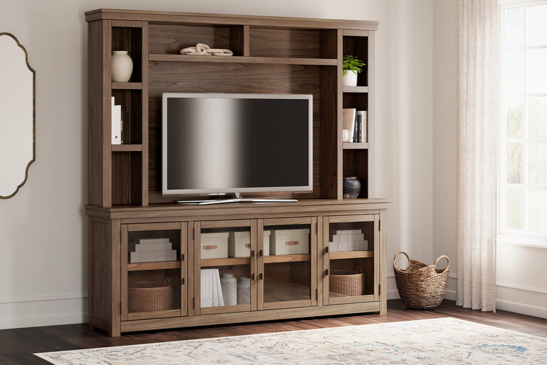 Boardernest 85" TV Stand with Hutch (W738W1)