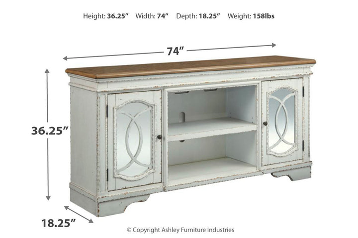 Realyn 74" TV Stand (W743-68)