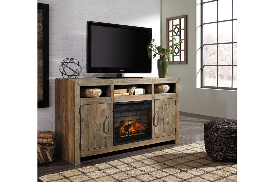 Sommerford 62" TV Stand with Electric Fireplace (W775W4)