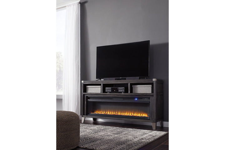 Todoe 65" TV Stand with Electric Fireplace (W901W1)