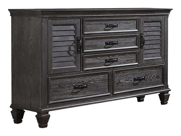 Franco 5-piece Queen Storage Bedroom Set Weathered Sage (205730Q-S5)