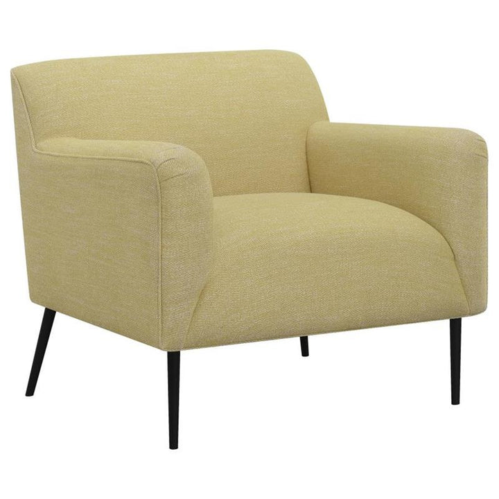 Darlene Upholstered Track Arms Accent Chair Lemon (905639)