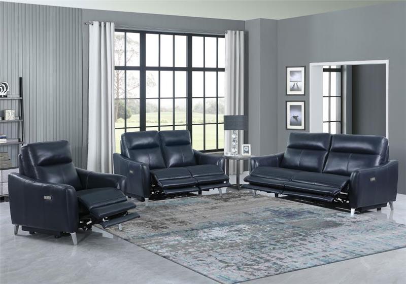 Derek Upholstered Power Living Room Set (602507P-S3)