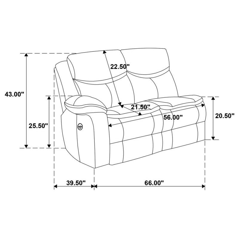 3 PC POWER SECTIONAL (610190P)