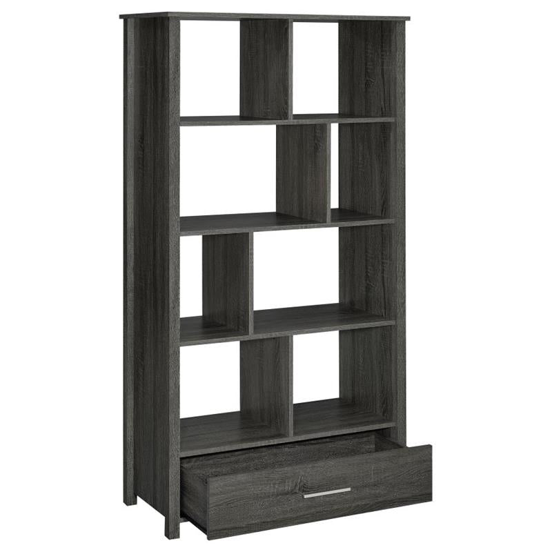 Dylan Rectangular 8-shelf Bookcase (801577)