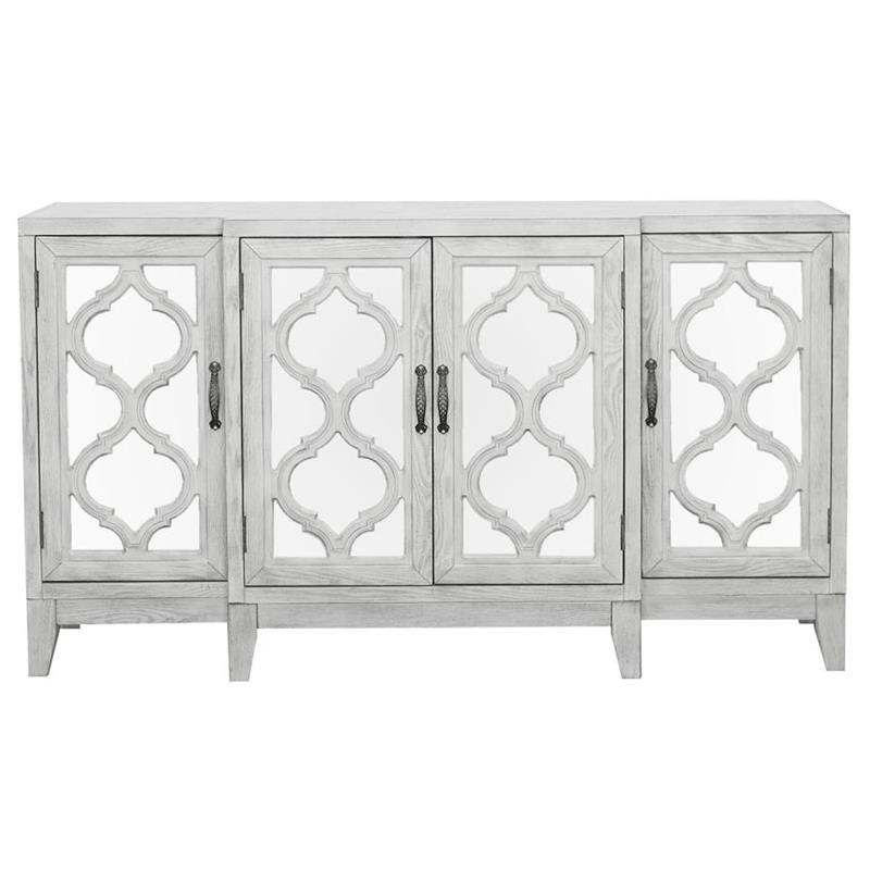 Mckellen 4-door Accent Cabinet Antique White (953376)