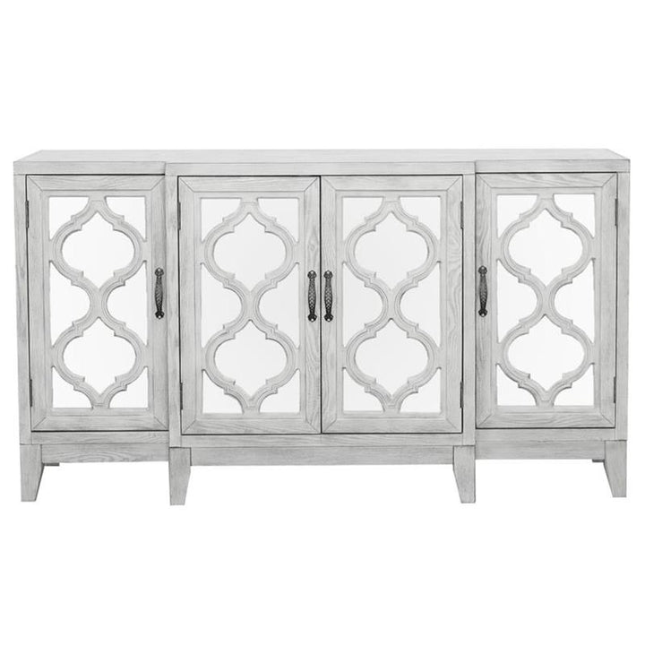 Mckellen 4-door Accent Cabinet Antique White (953376)