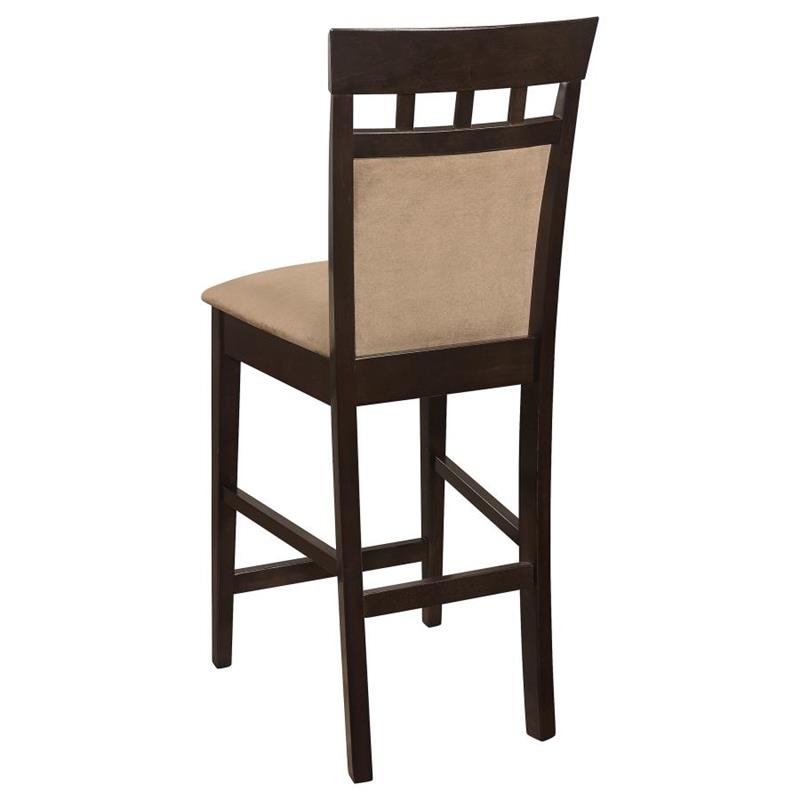 Gabriel 5-piece Square Counter Height Dining Set Cappuccino (100438-S5A)