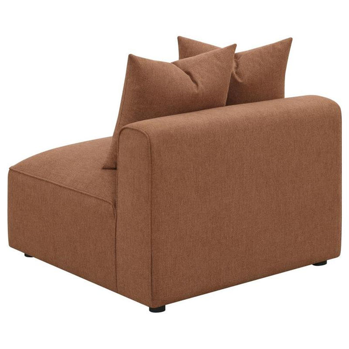 Jennifer 6-piece Upholstered Modular Sectional Terracotta (551591-SET)