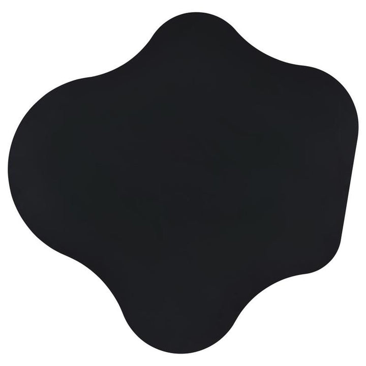 Keanu Pedestal Cloud-Shaped Top Bar Table Black (182230)