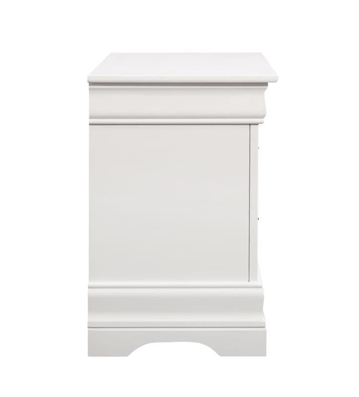 Louis Philippe 2-drawer Nightstand White (204692)