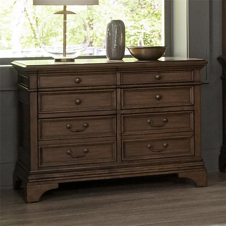 Hartshill 5-drawer File Cabinet Burnished Oak (881284)