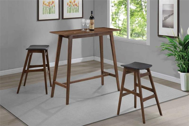 Finnick Rectangular Bar Table Walnut (101436)